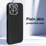 X-Level iPhone 15 Pro Max Deksel Skinntekstur MagSafe Svart