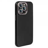 X-Level iPhone 15 Pro Deksel Skinntekstur MagSafe Svart