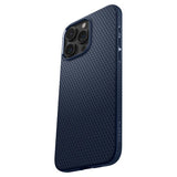 Spigen iPhone 15 Pro Max Deksel Liquid Air Navy Blue