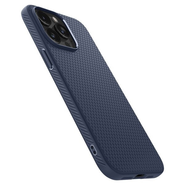 Spigen iPhone 15 Pro Max Deksel Liquid Air Navy Blue