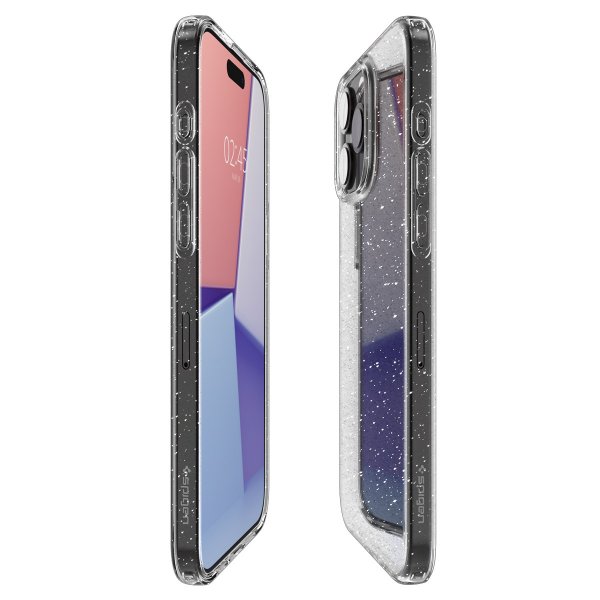 Spigen iPhone 15 Pro Max Deksel Liquid Crystal Glitter Crystal Quartz