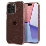Spigen iPhone 15 Pro Max Deksel Liquid Crystal Glitter Rose Quartz