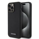 Karl Lagerfeld iPhone 15 Pro Max Deksel Liquid Silicone MagSafe Svart
