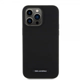 Karl Lagerfeld iPhone 15 Pro Max Deksel Liquid Silicone MagSafe Svart