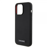 Karl Lagerfeld iPhone 15 Pro Max Deksel Liquid Silicone MagSafe Svart