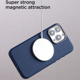 Joyroom iPhone 15 Pro Max Deksel Litchi Pattern Series MagSafe Blå
