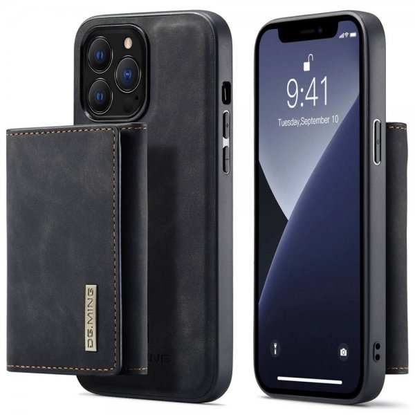 Dg.Ming iPhone 15 Pro Max Deksel M1 Series Avtakbart Kortholder Svart