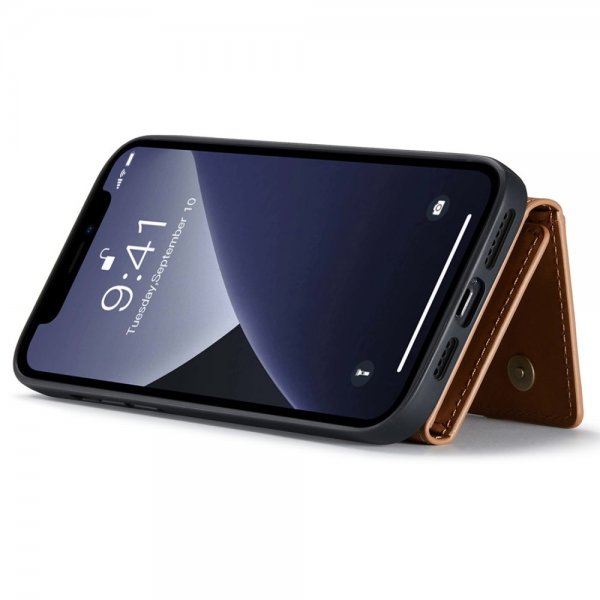 Dg.Ming iPhone 15 Pro Max Deksel M2 Series Avtakbart Kortholder Brun