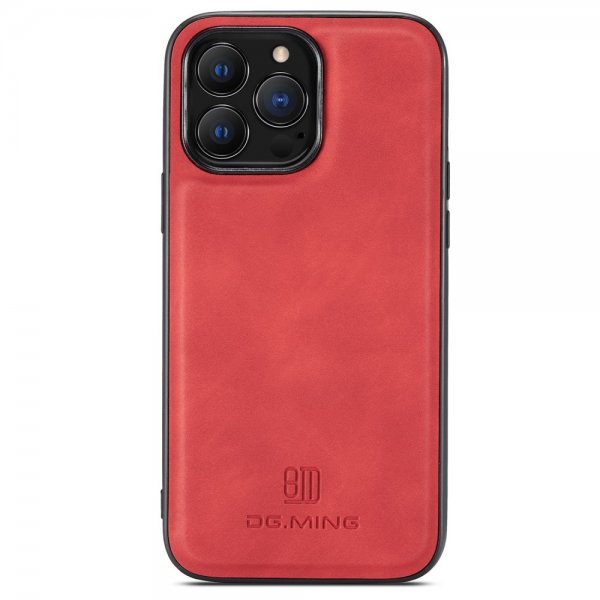 Dg.Ming iPhone 15 Pro Max Deksel M2 Series Avtakbart Kortholder Rød