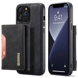 Dg.Ming iPhone 15 Pro Max Deksel M2 Series Avtakbart Kortholder Svart