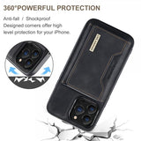 Dg.Ming iPhone 15 Pro Max Deksel M2 Series Avtakbart Kortholder Svart