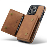 Dg.Ming iPhone 15 Pro Max Deksel M5 Series Avtakbart Kortholder Brun