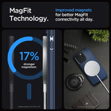 Spigen iPhone 15 Pro Max Deksel Mag Armor MagFit Navy Blue
