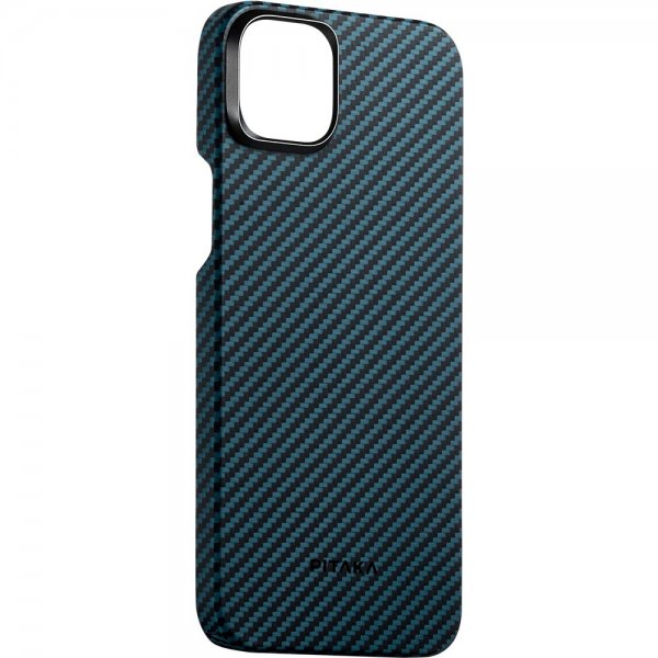 Pitaka iPhone 15 Pro Max Deksel MagEZ Case 4 Black/Blue Twill