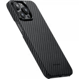 Pitaka iPhone 15 Pro Max Deksel MagEZ Case 4 Black/Grey Twill