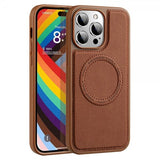 X-Level iPhone 15 Pro Max Deksel MagSafe Denim Jacket Brun