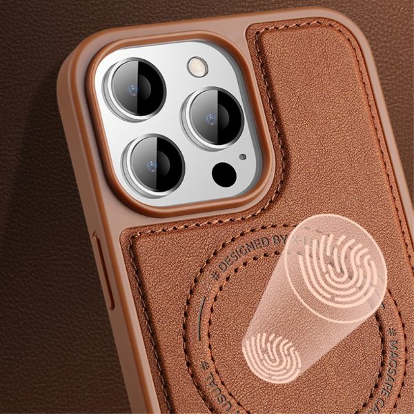 X-Level iPhone 15 Pro Max Deksel MagSafe Denim Jacket Grønn
