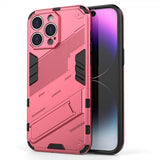 iPhone 15 Pro Max Deksel med Stativ Magenta