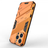 iPhone 15 Pro Max Deksel med Stativ Oransje