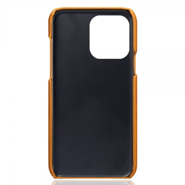 iPhone 15 Pro Max Deksel med To Kortlommer Lysebrun