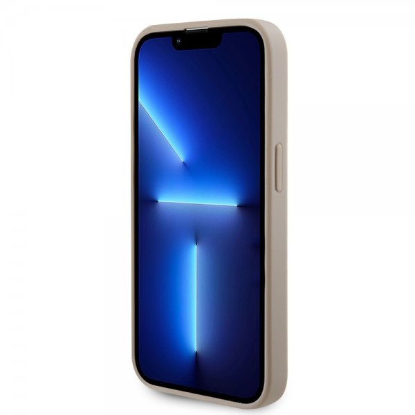 Guess iPhone 15 Pro Max Deksel Metal Logo Strass Gull