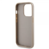 Guess iPhone 15 Pro Max Deksel Metal Logo Strass Gull