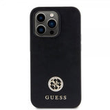 Guess iPhone 15 Pro Max Deksel Metal Logo Strass Svart