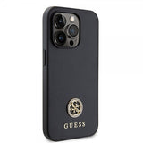 Guess iPhone 15 Pro Max Deksel Metal Logo Strass Svart