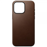 Nomad iPhone 15 Pro Max Deksel Modern Leather Case Brun