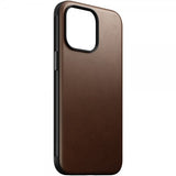 Nomad iPhone 15 Pro Max Deksel Modern Leather Case Brun