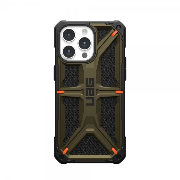 Urban Armor Gear (UAG) iPhone 15 Pro Max Deksel Monarch Kevlar Element Green
