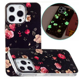 iPhone 15 Pro Max Deksel Motiv Rosor Svart