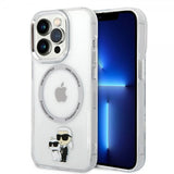 Karl Lagerfeld iPhone 15 Pro Max Deksel NFT Karl & Choupette Transparent