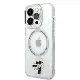 Karl Lagerfeld iPhone 15 Pro Max Deksel NFT Karl & Choupette Transparent