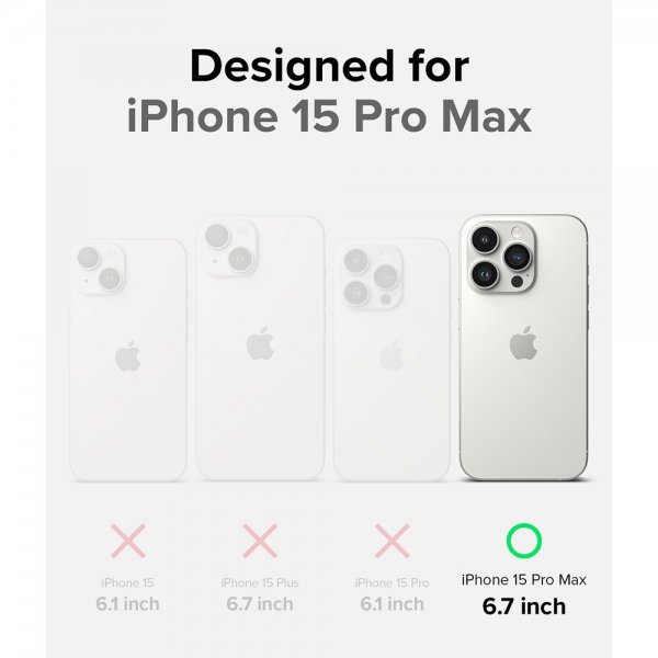 Ringke iPhone 15 Pro Max Deksel Onyx Dark Green