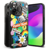 Ringke iPhone 15 Pro Max Deksel Onyx Design Sticker