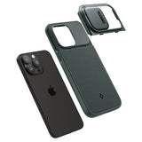 Spigen iPhone 15 Pro Max Deksel Optik Armor MagFit Abyss Green