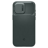 Spigen iPhone 15 Pro Max Deksel Optik Armor MagFit Abyss Green