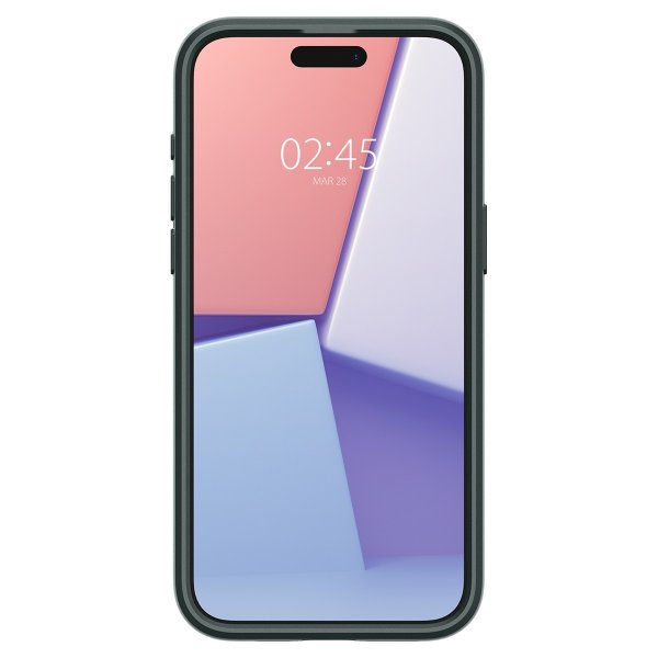 Spigen iPhone 15 Pro Max Deksel Optik Armor MagFit Abyss Green