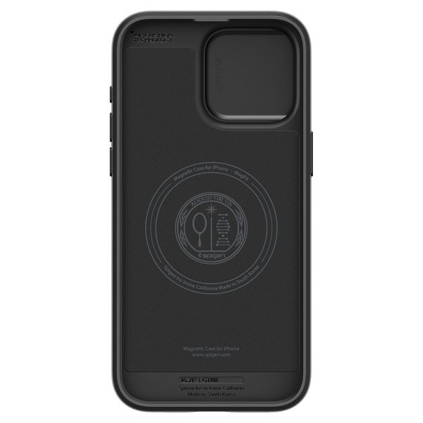 Spigen iPhone 15 Pro Max Deksel Optik Armor MagFit Svart