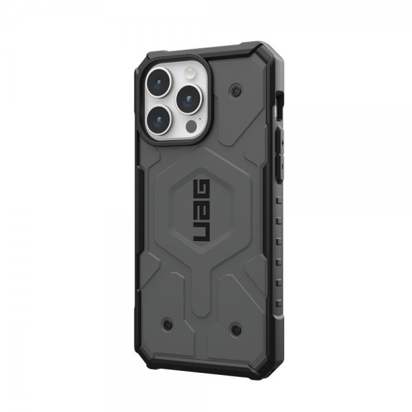 Urban Armor Gear (UAG) iPhone 15 Pro Max Deksel Pathfinder MagSafe Sølv