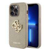 Guess iPhone 15 Pro Max Deksel Perforated Glitter Gull