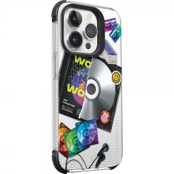 LAUT iPhone 15 Pro Max Deksel POP RETRO MUSIC MagSafe