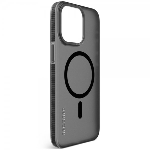 Decoded iPhone 15 Pro Max Deksel Recycled Plastic Clear Case Transparent Svart