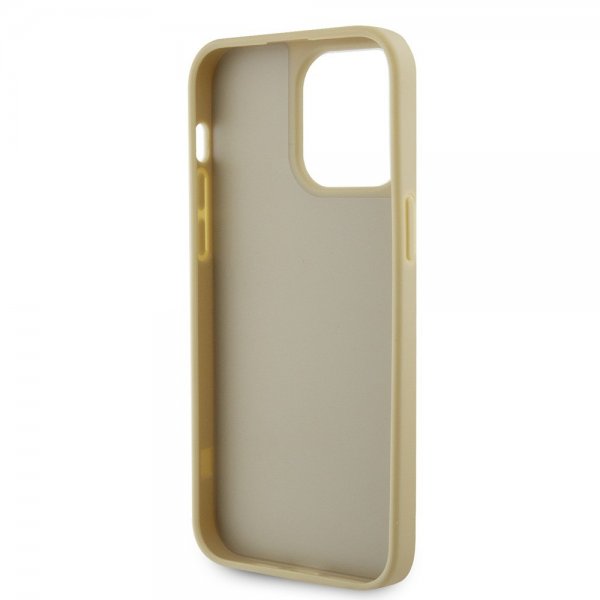 Guess iPhone 15 Pro Max Deksel Rhinestone Gull