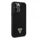 Guess iPhone 15 Pro Max Deksel Rhinestone Svart