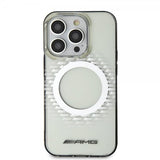 Mercedes Benz iPhone 15 Pro Max Deksel Rhombus Pattern MagSafe AMG Transparent
