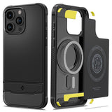 Spigen iPhone 15 Pro Max Deksel Rugged Armor MagFit Matte Black