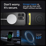 Spigen iPhone 15 Pro Max Deksel Rugged Armor MagFit Matte Black