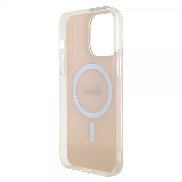 Guess iPhone 15 Pro Max Deksel Script MagSafe Rosa